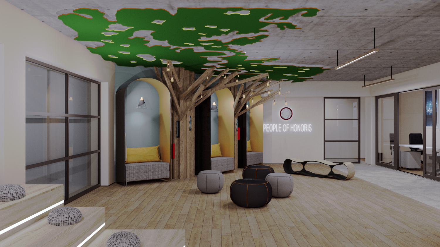 Cape Town campus 3D render