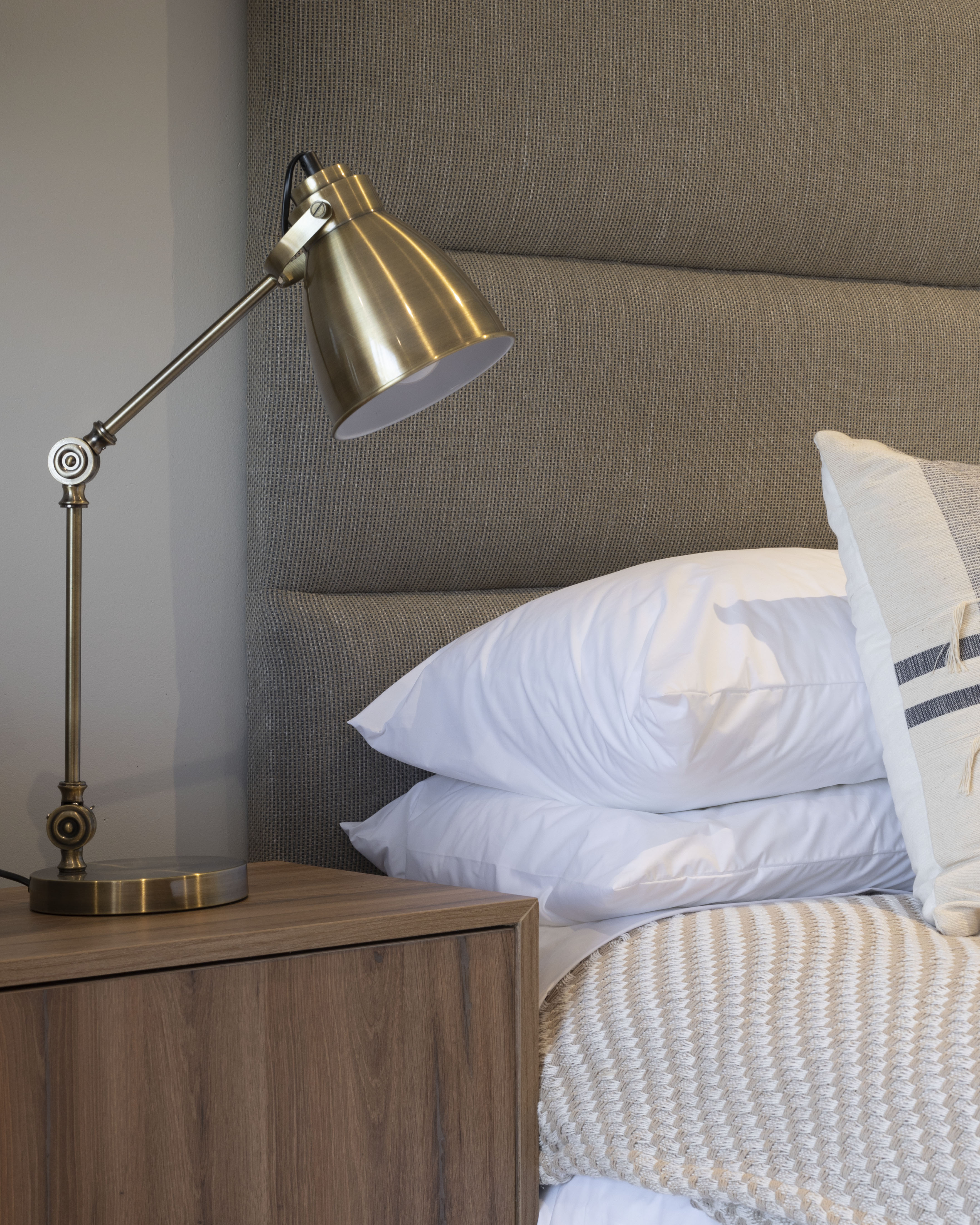 Bedroom with neutral palette